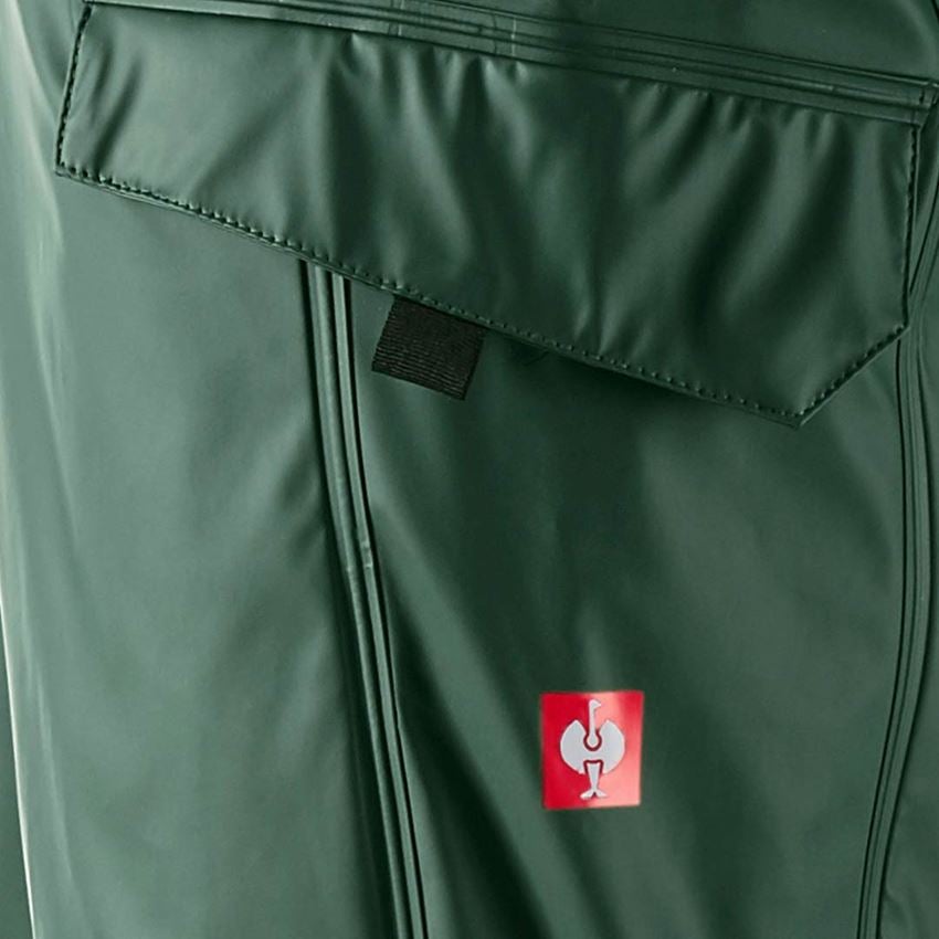 Hosen: Regenbundhose e.s.motion 2020 superflex + grün/seegrün 2