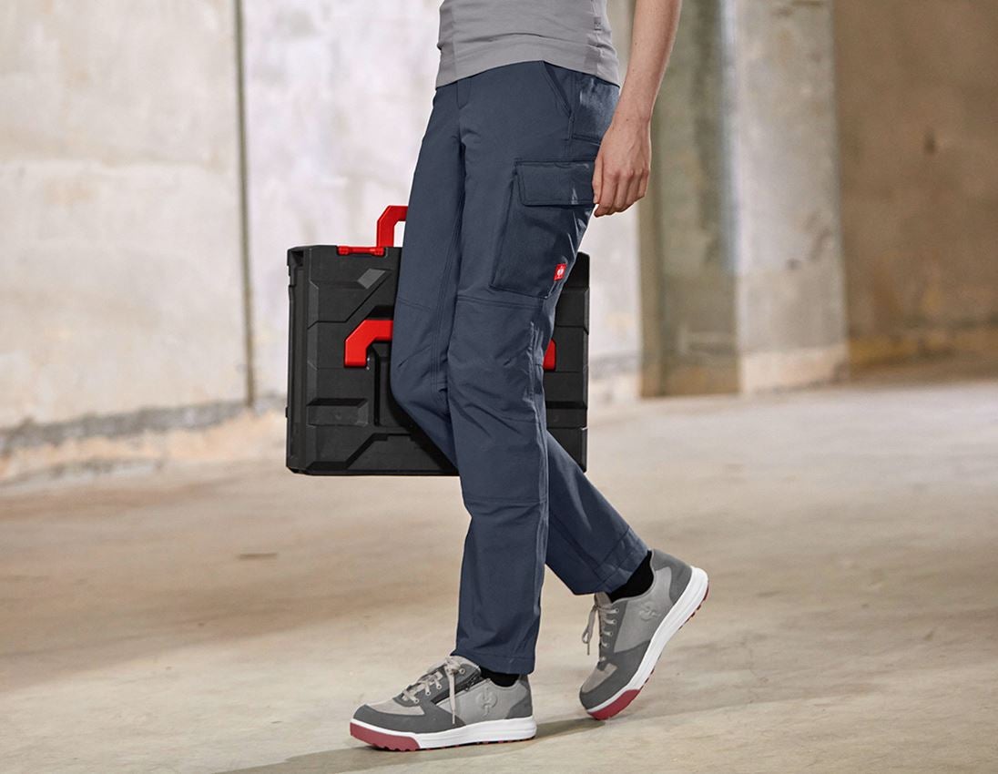 Hosen: Funktions Cargohose e.s.dynashield solid, Damen + pazifik 2