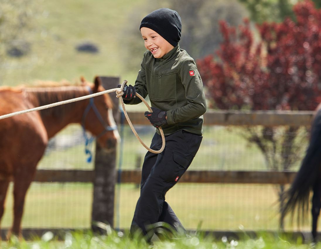 Themen: Winter Funkt.Cargohose e.s.dynashield solid,Kinder + schwarz 2