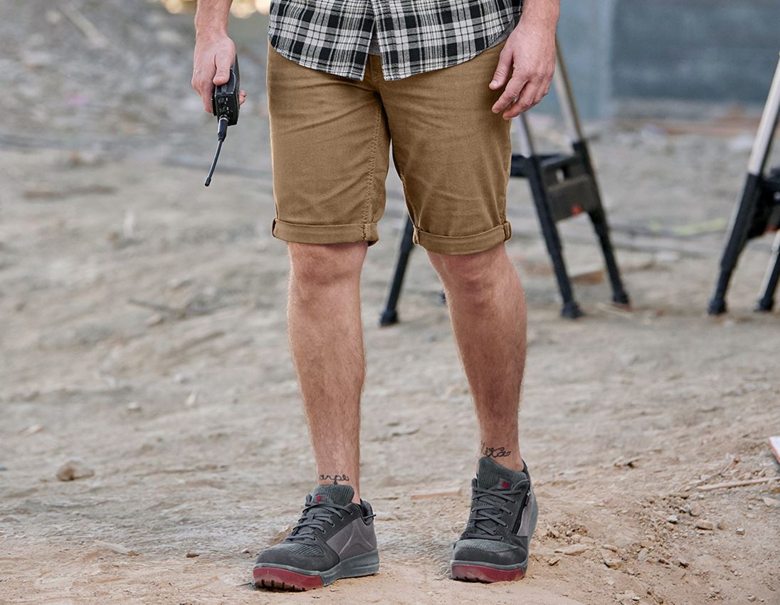 Hosen: 5-Pocket-Short e.s.vintage + sepia