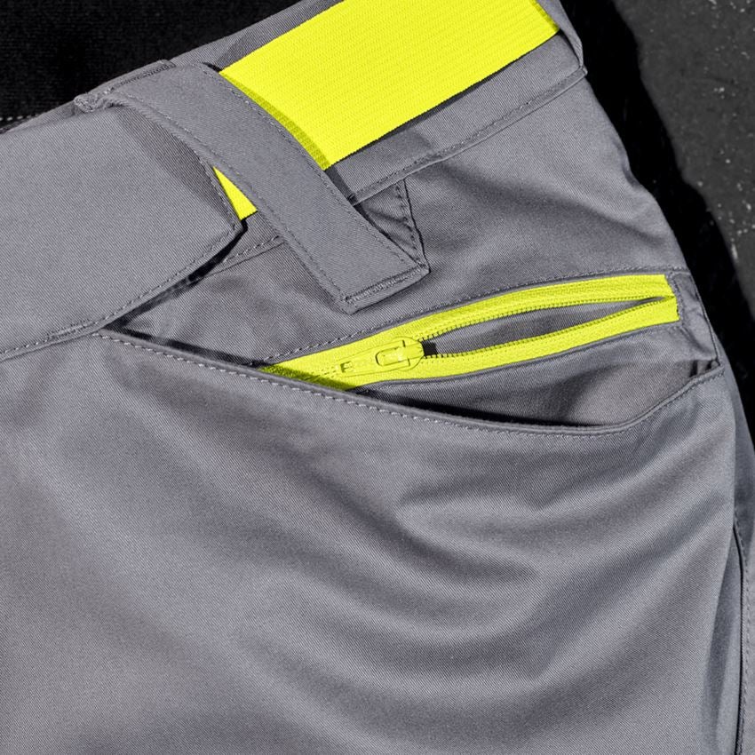 Hosen: Cargohose e.s.trail + basaltgrau/acidgelb 2