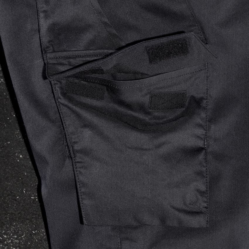 Hosen: Cargohose e.s.trail + schwarz/lapistürkis 2