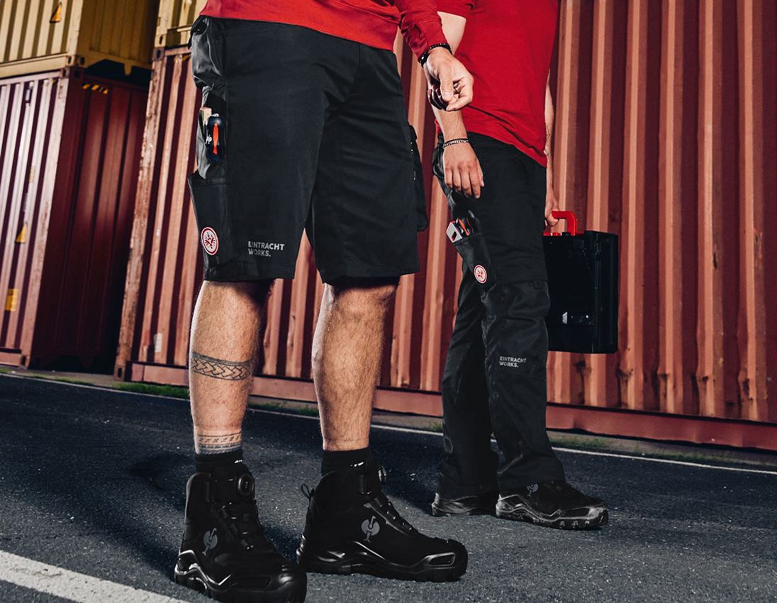 Kollaborationen: Eintracht Work Shorts + black 1