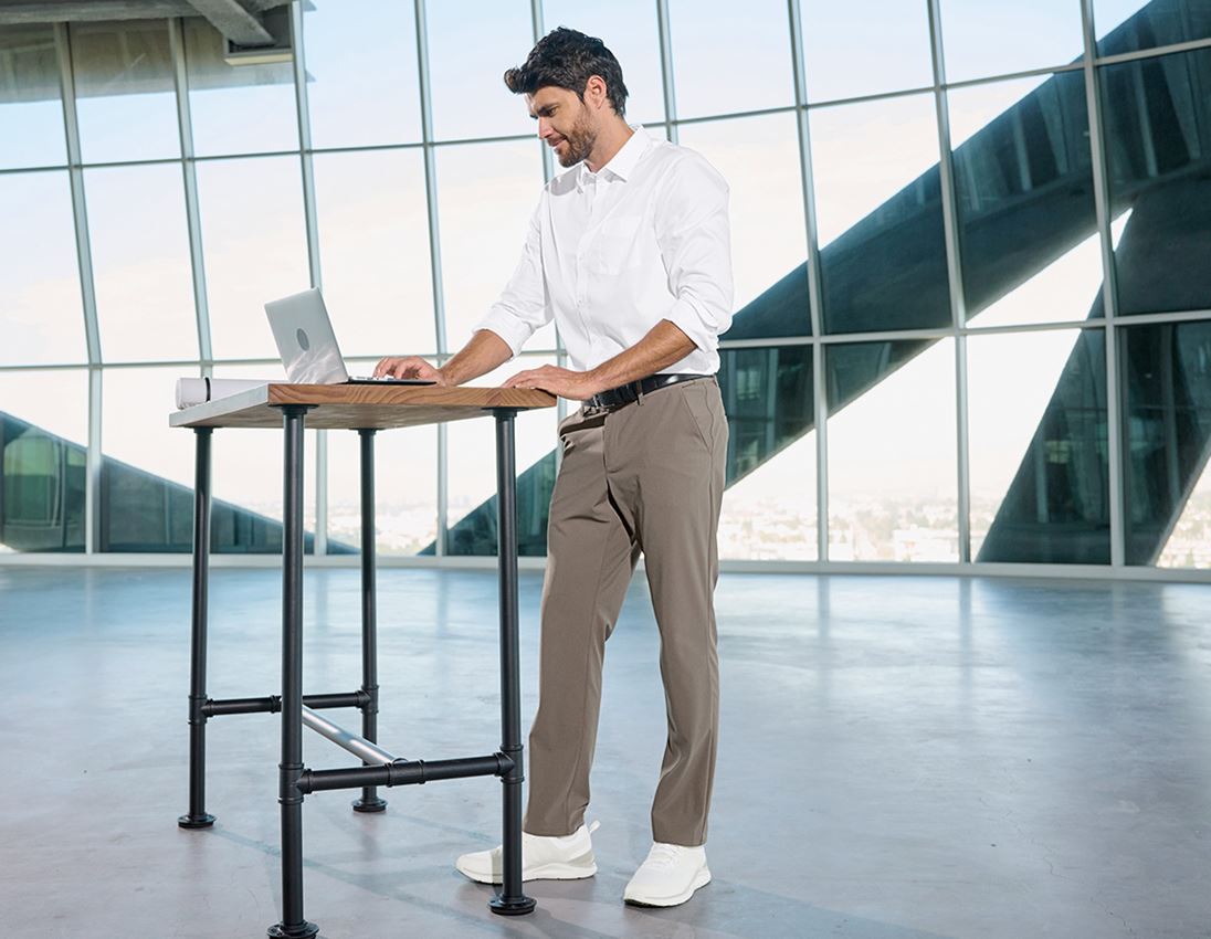 Hosen: Berufshose Chino e.s.work&travel + umbrabraun 1