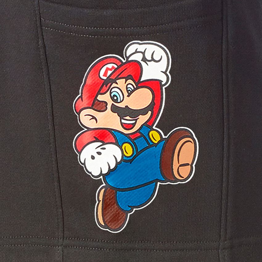 Kollaborationen: Super Mario Sweatshorts, Damen + schwarz 2