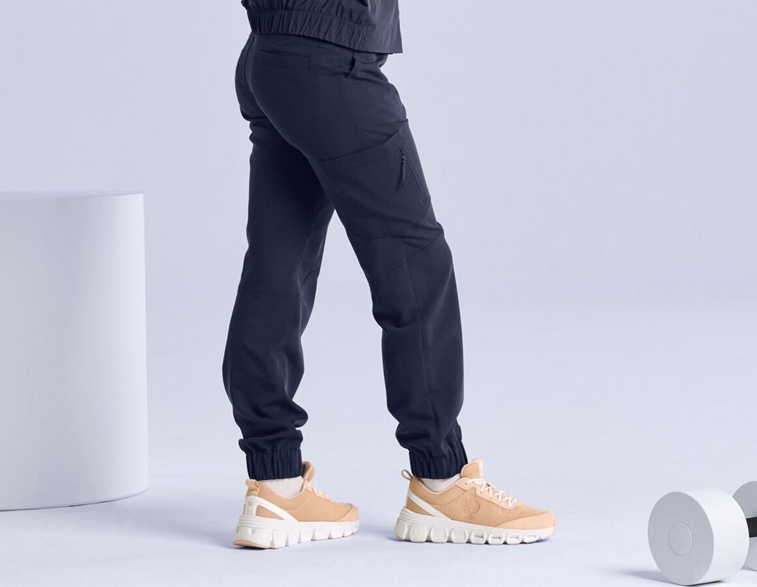 Hosen: Multi-Pocket Hose e.s.avida, Damen + dunkelblau 1