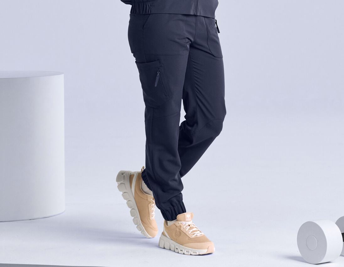 Hosen: Multi-Pocket Hose e.s.avida, Damen + dunkelblau 2