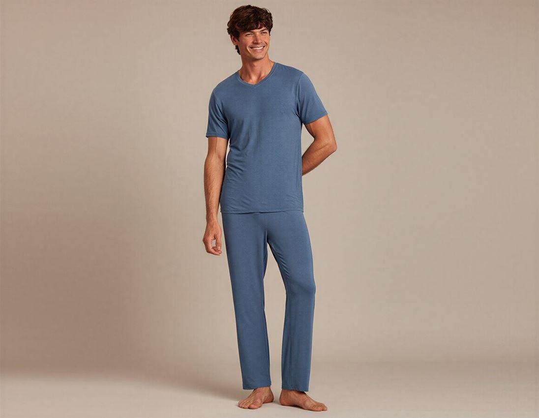 Accessoires: e.s. Modal Pyjama Hose + nordicblau 1