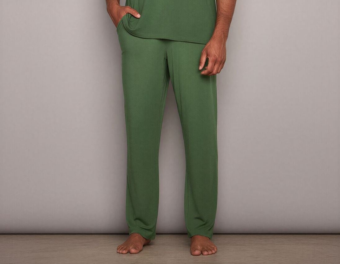 Accessoires: e.s. Modal Pyjama Hose + nordicgrün