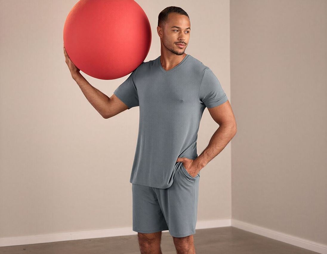Accessoires: e.s. Modal Pyjama Short + nordicgrau 1