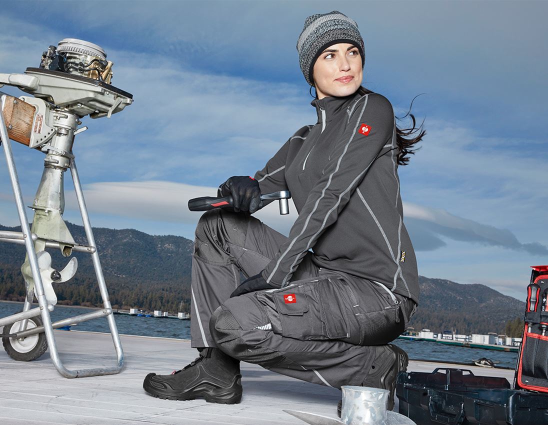 Hosen: SET: Damenhose + Winter Damenhose e.s.motion 2020 + anthrazit/platin 1