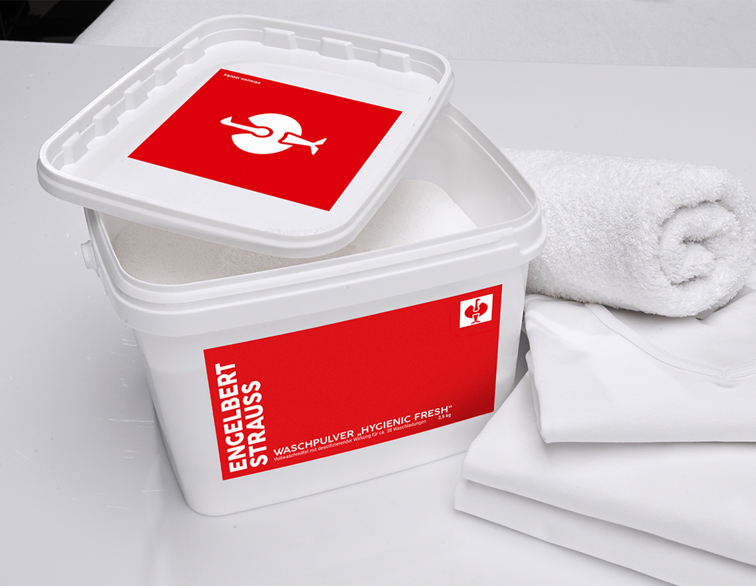 Accessoires: e.s. Waschpulver hygienic fresh