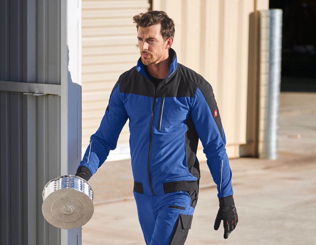 Themen: Funktions Bundjacke e.s.dynashield + kornblau/schwarz