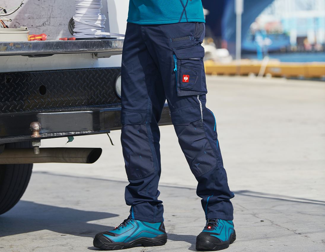 Hosen: Bundhose e.s.motion 2020 + dunkelblau/atoll