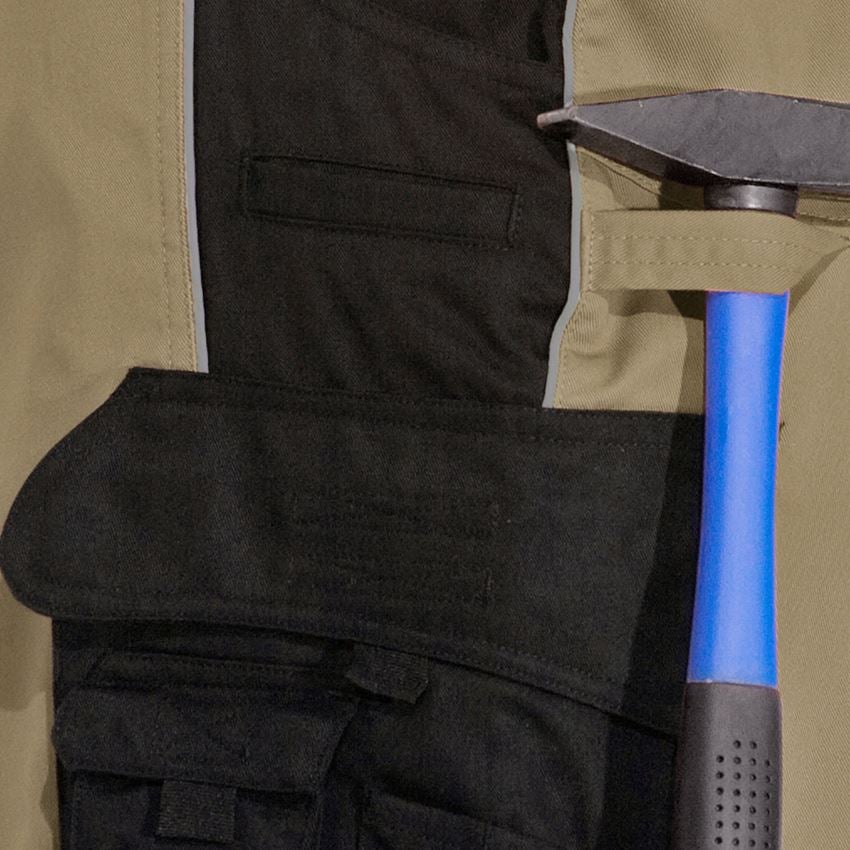 Hosen: Bundhose e.s.active + khaki/schwarz 2