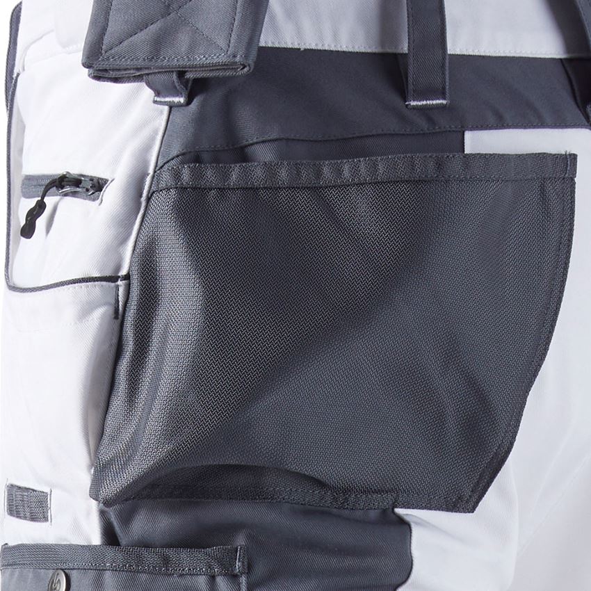 Hosen: Bundhose e.s.motion Winter + weiß/grau 2