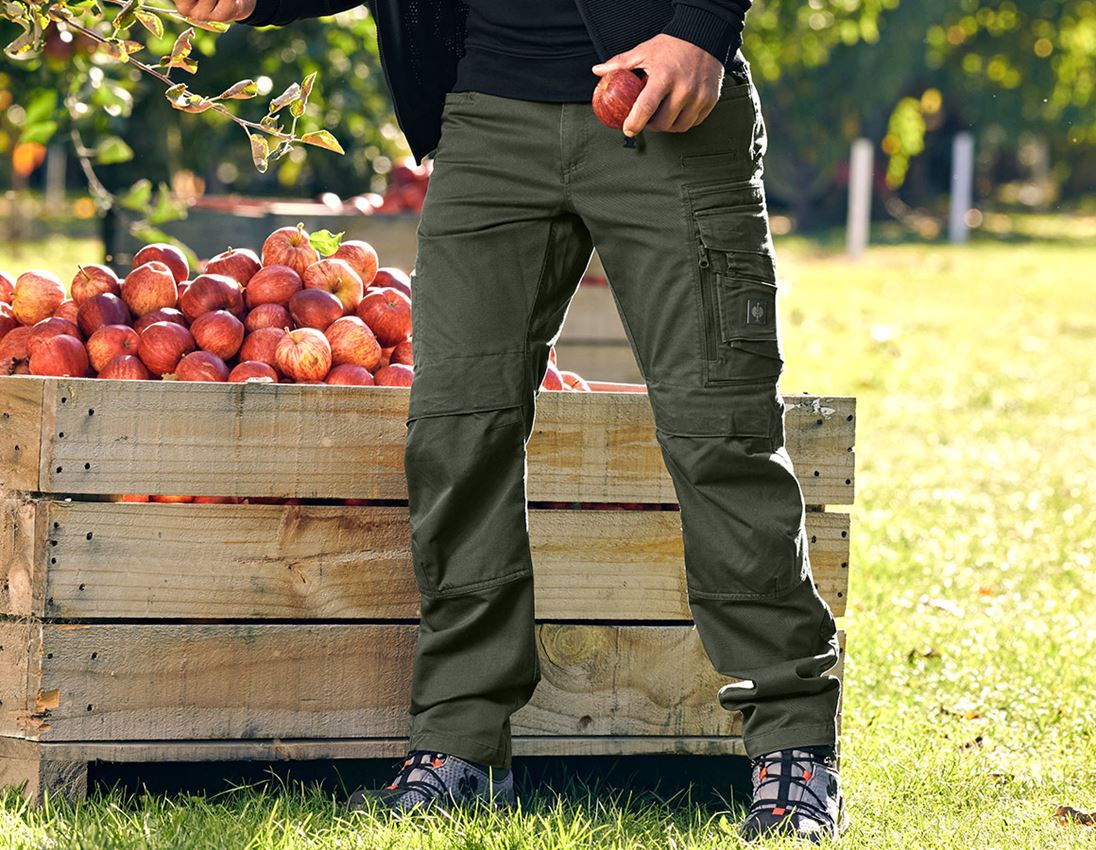 Hosen: Bundhose e.s.motion ten + tarngrün