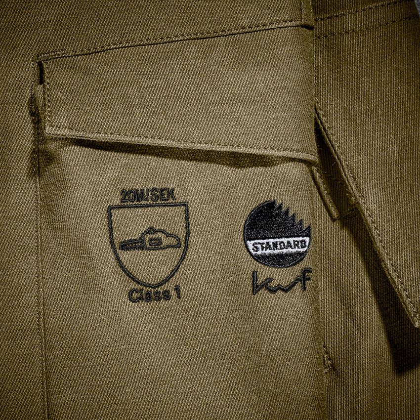 Hosen: Forst-Schnittschutz Bundhose e.s.cotton touch + schlammgrün 2