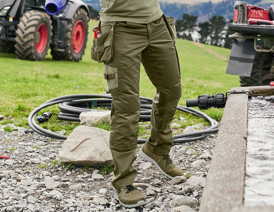 Hosen: Bundhose e.s.concrete light + schlammgrün/stipagrün 1