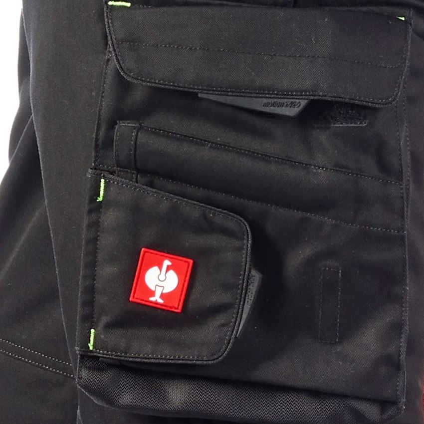 Hosen: Piratenlatzhose e.s.motion 2020 + schwarz/warngelb/warnorange 2