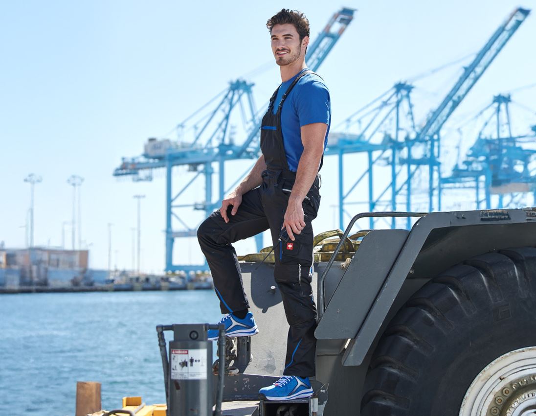 Hosen: Latzhose e.s.motion 2020 + graphit/enzianblau 4