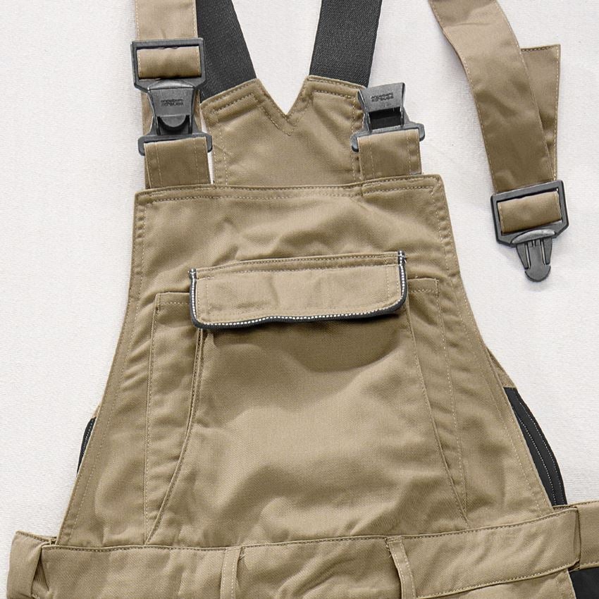 Themen: Latzhose e.s.active + khaki/schwarz 2