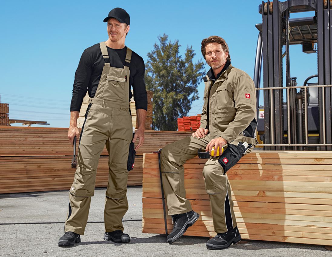 Themen: Latzhose e.s.active + khaki/schwarz 3