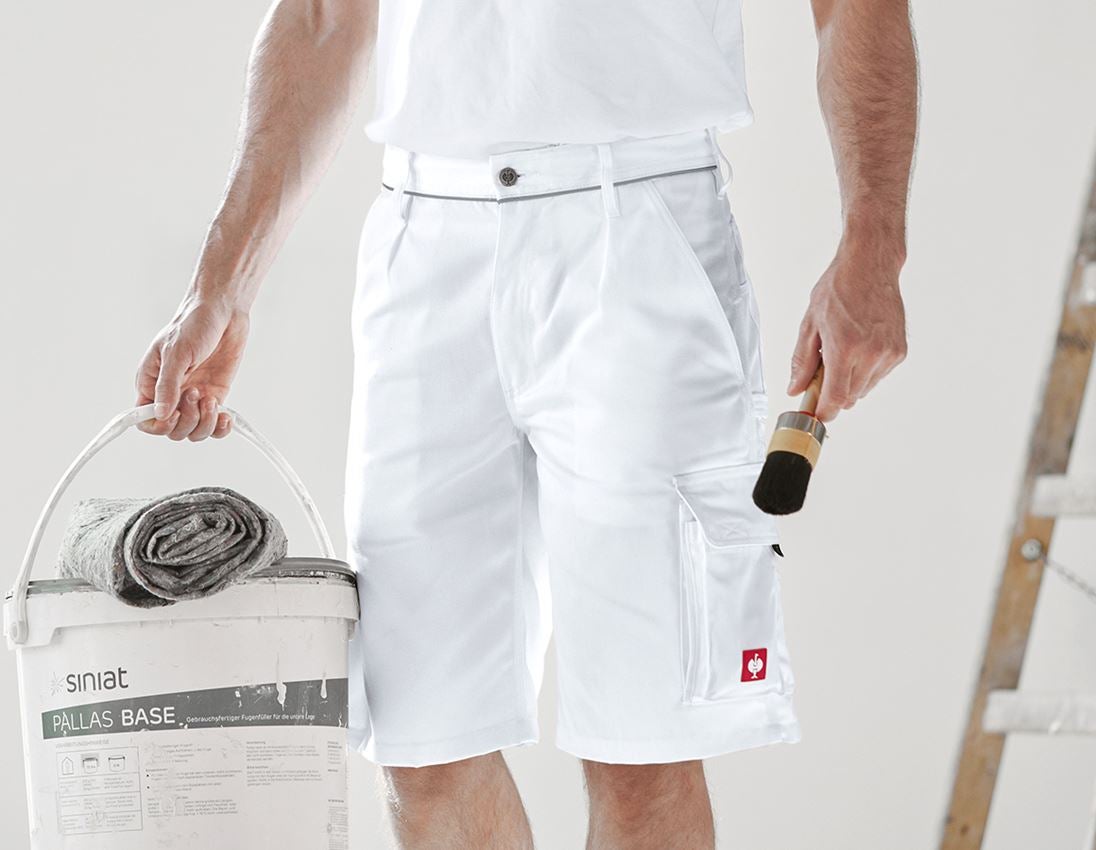 Hosen: Short e.s.image + weiß