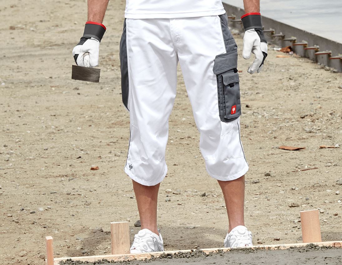 Hosen: e.s.active Piratenhose + weiß/grau