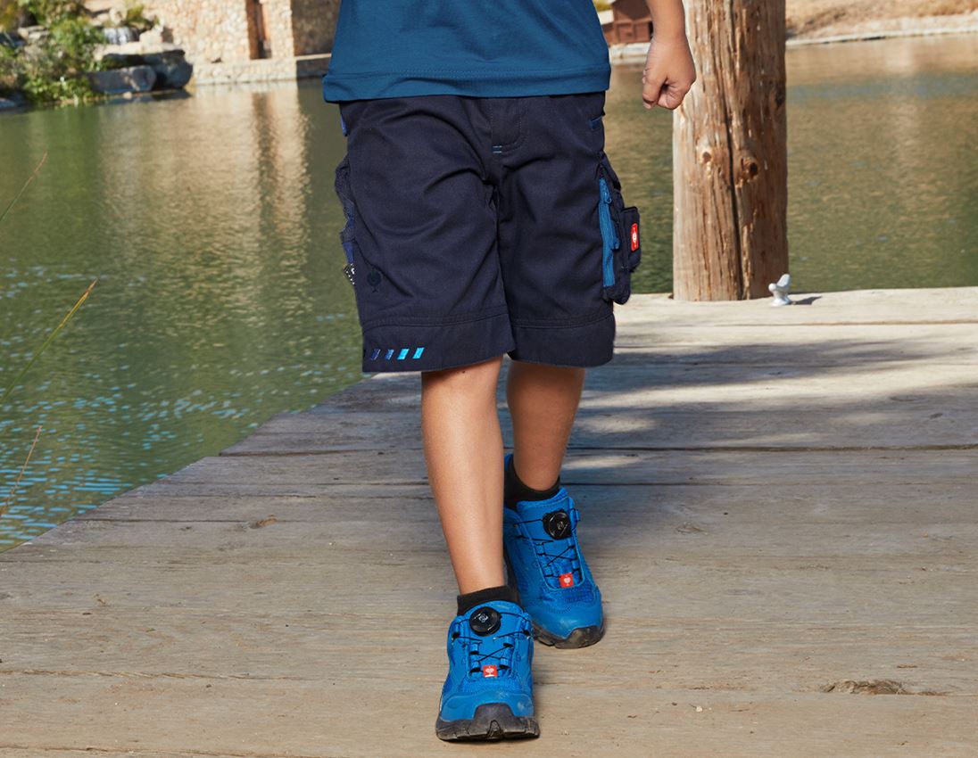 Shorts: Short e.s.motion 2020, Kinder + dunkelblau/atoll