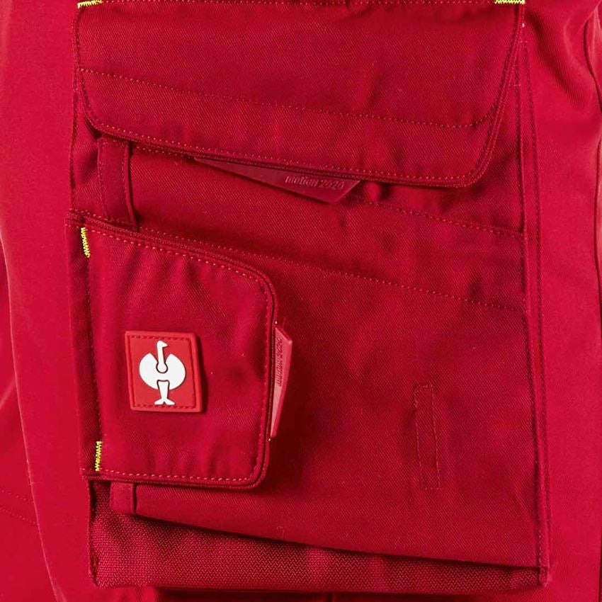 Hosen: Short e.s.motion 2020 + feuerrot/warngelb 2