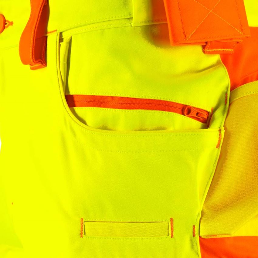 Hosen: Warnschutz Short e.s.motion 2020 + warngelb/warnorange 2