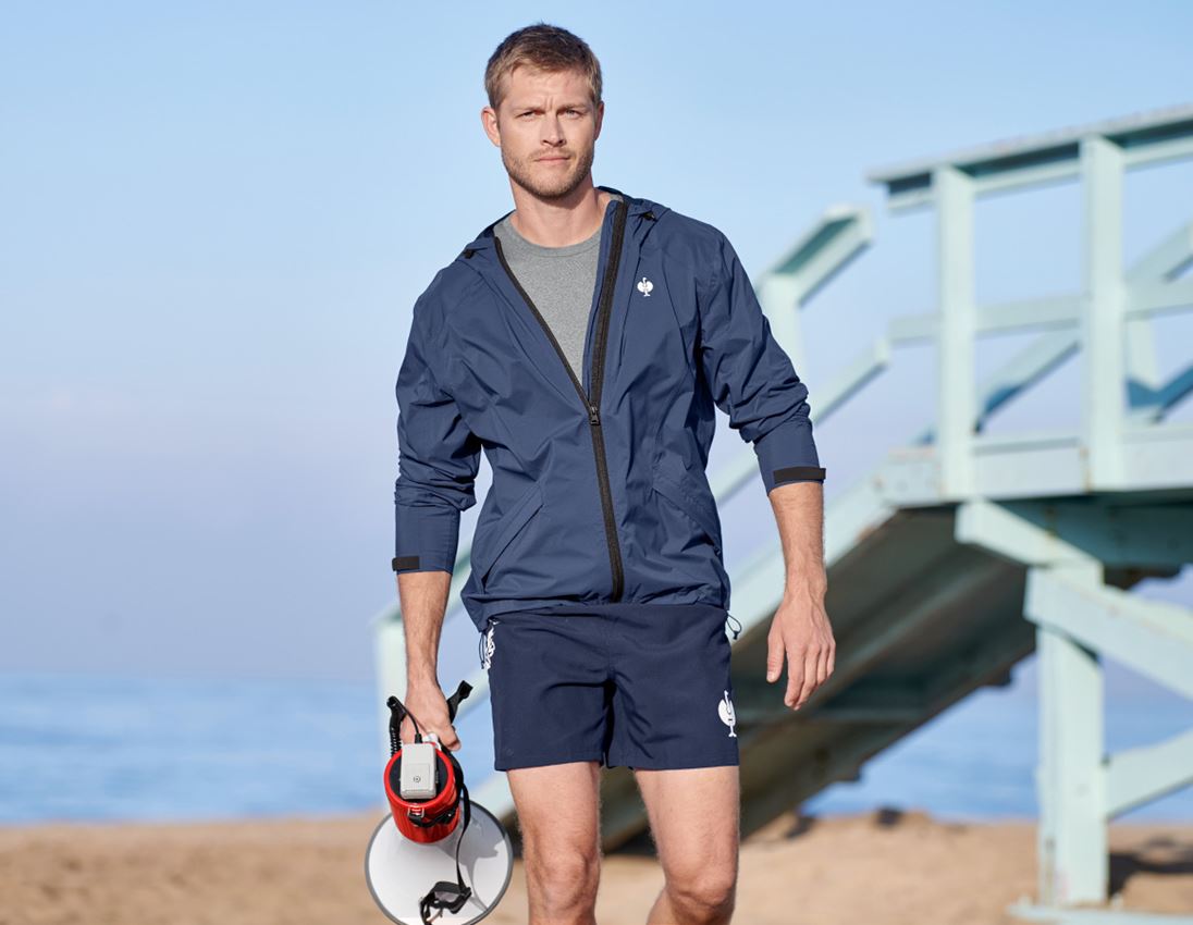 Hosen: Badeshort e.s.trail + tiefblau/weiß 2