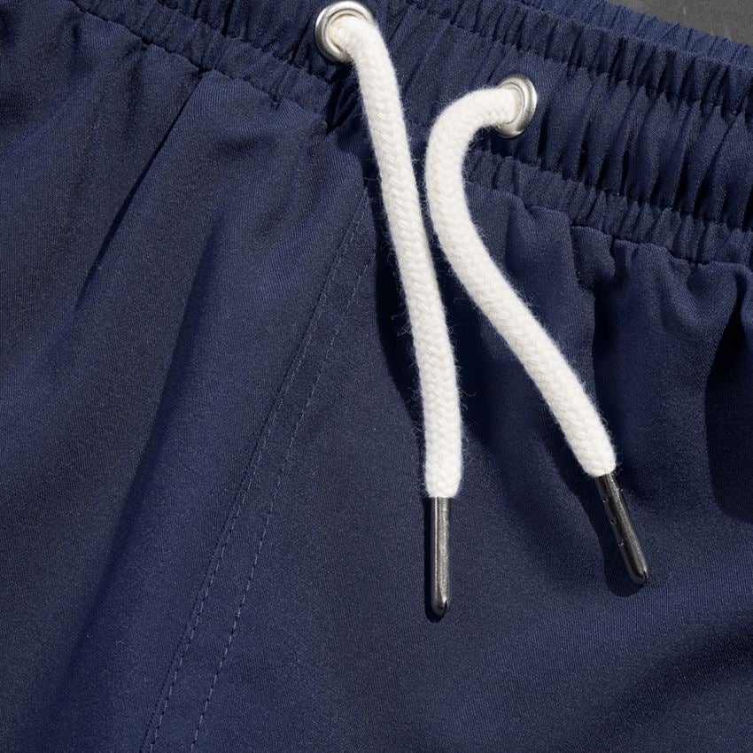 Hosen: Badeshort e.s.trail + tiefblau/weiß 2