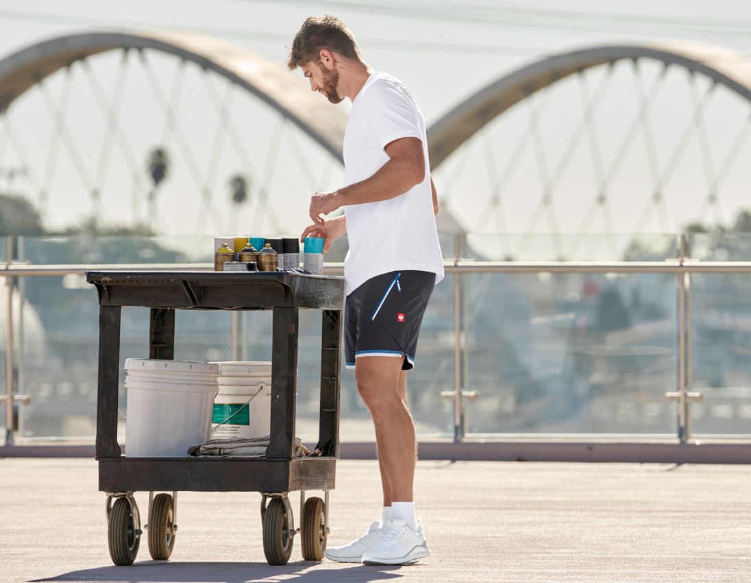 Hosen: Short e.s.ambition + graphit/enzianblau 1