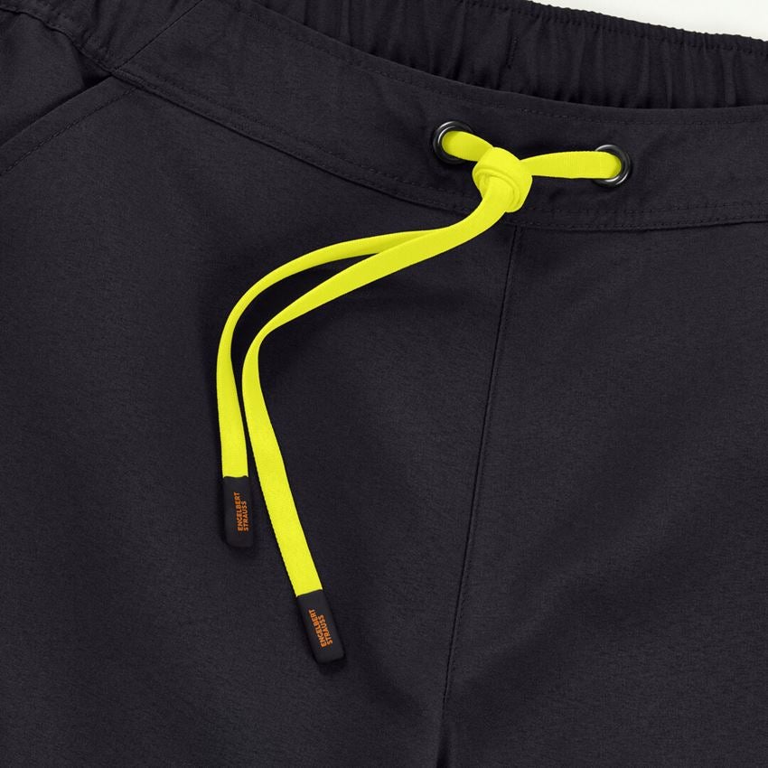 Bekleidung: Trekking Swim Short e.s.trail + schwarz/anthrazit/warnorange/warngelb 2