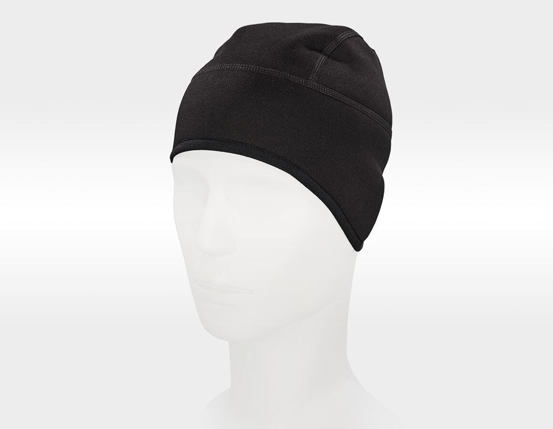 Accessoires: e.s. FIBERTWIN® thermo stretch Mütze + schwarz 1