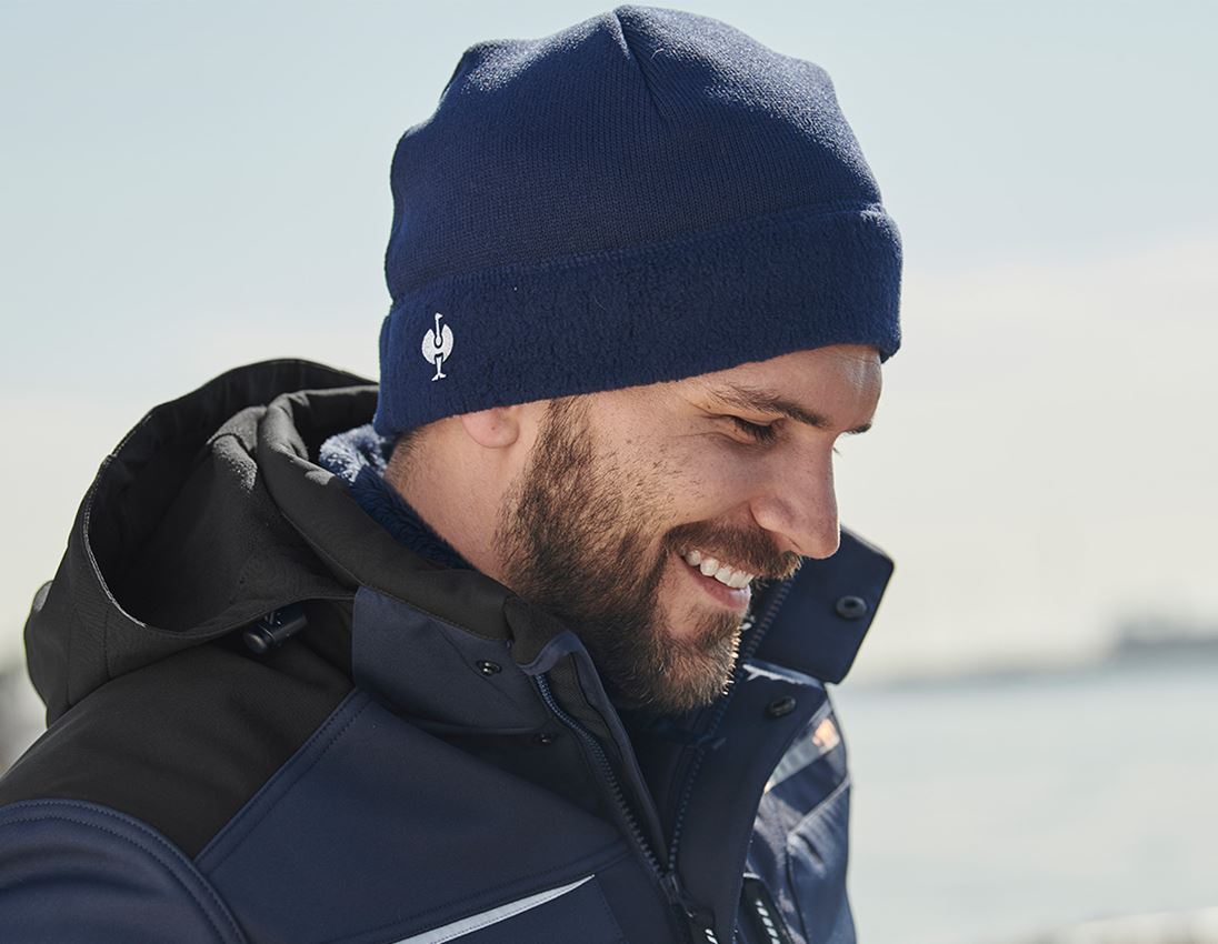 Accessoires: e.s. Mütze therma-plus + dunkelblau