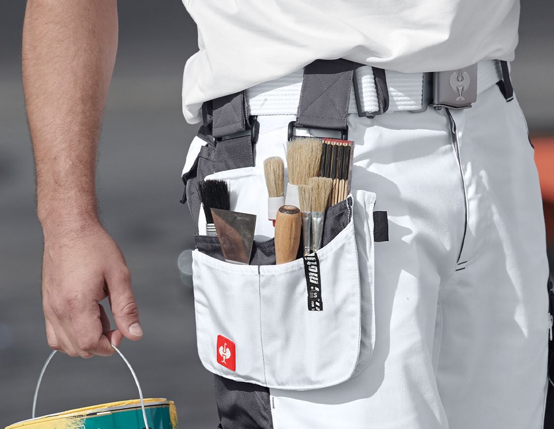 Accessoires: Workertasche e.s.motion + weiß/grau