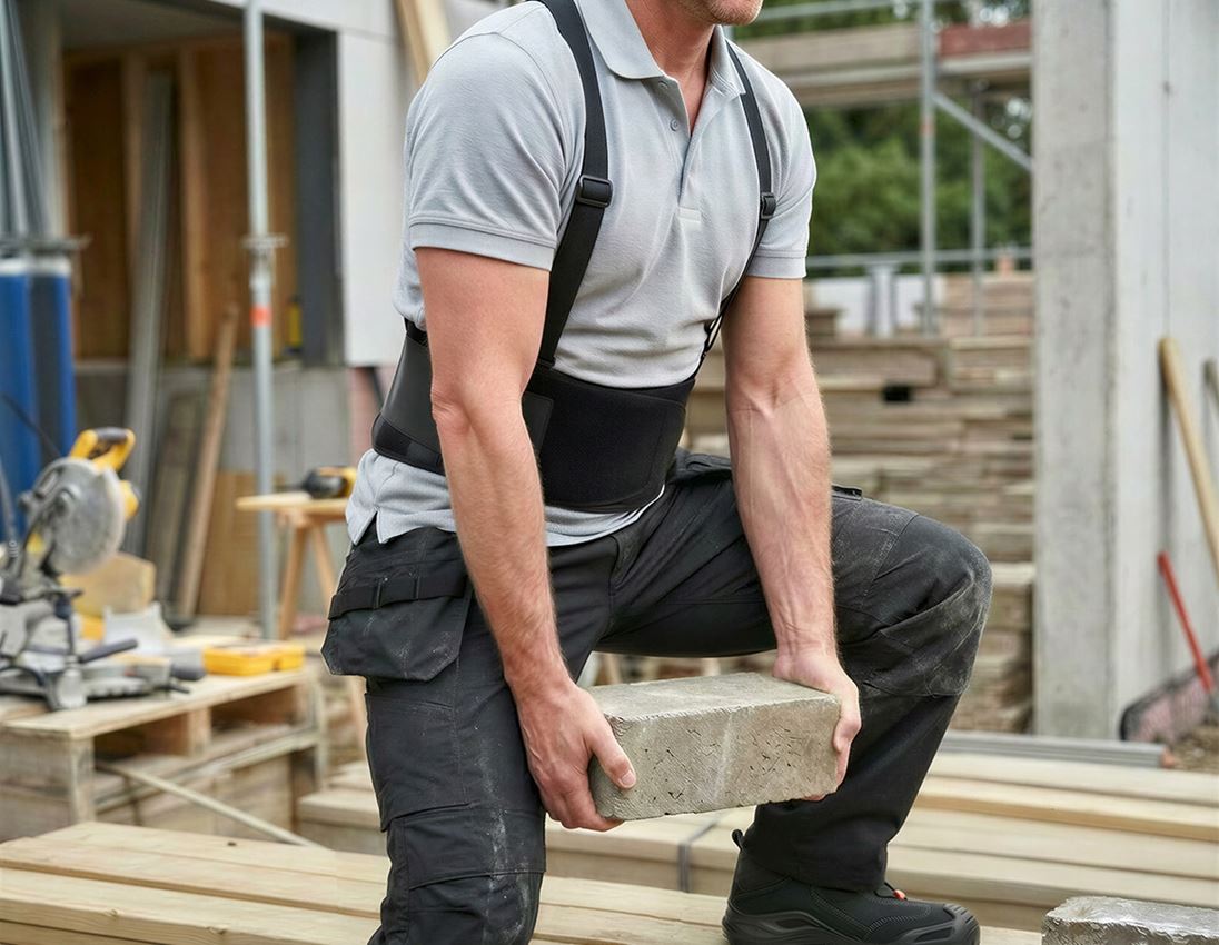 Accessoires: Rückenstützgurt Athlet + schwarz 1