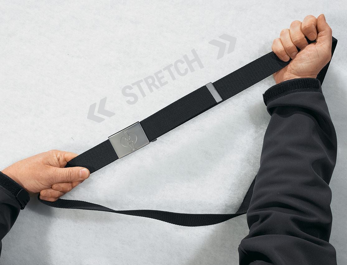 Accessoires: e.s. Gürtel Stretch + schwarz