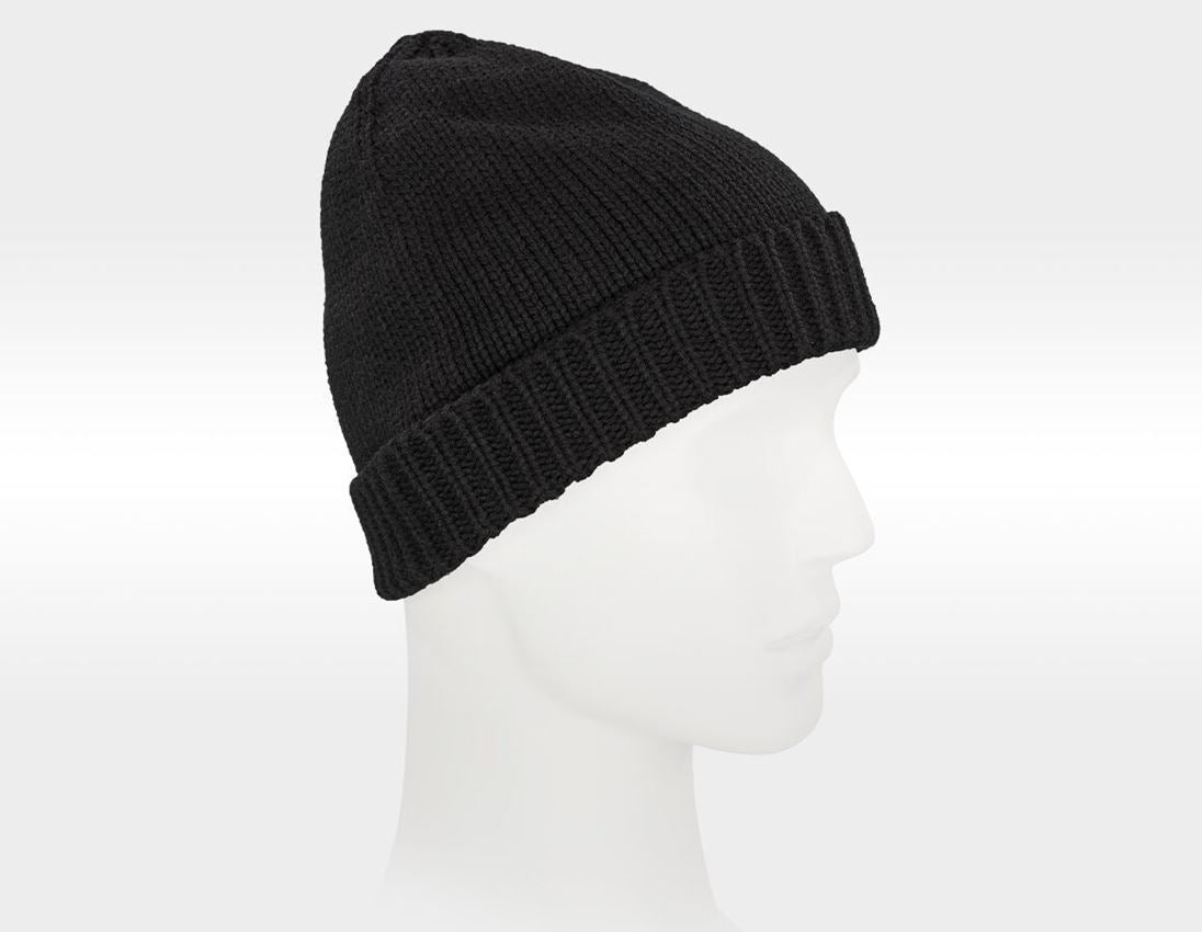 Winterzubehör: Strickmütze e.s.roughtough + schwarz 2
