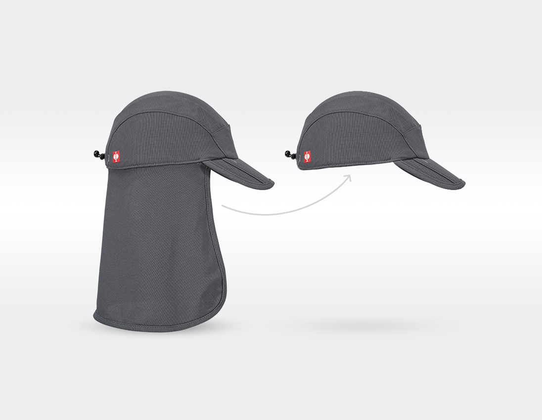 Accessoires: e.s. Funktions Cap UV + anthrazit/platin 4