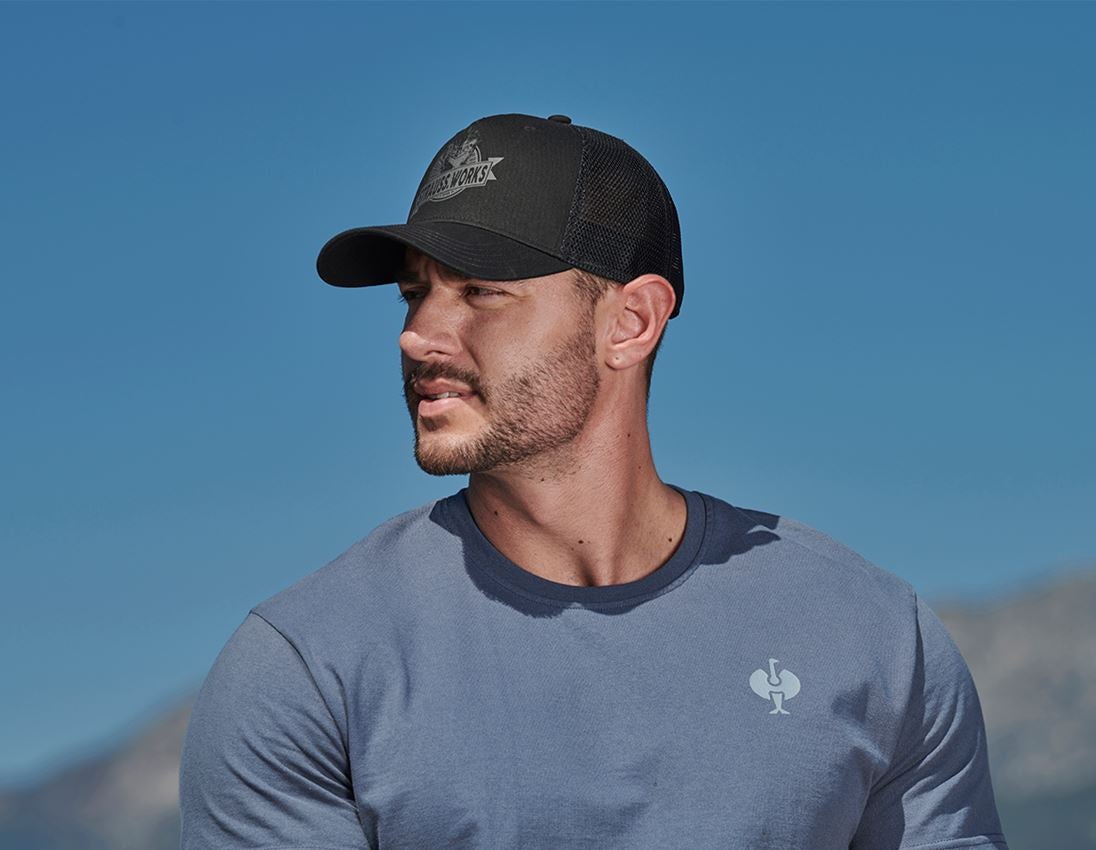 Accessoires: Cap e.s.iconic works + schwarz 1