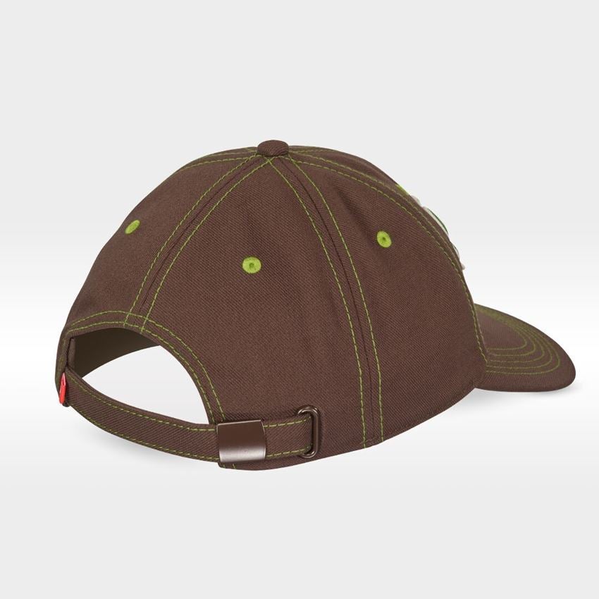 Bekleidung: Cap e.s.e:pic + kastanie/seegrün 2