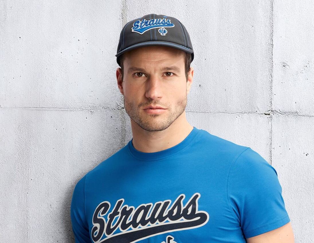 Accessoires: Cap e.s.e:pic + graphit/enzianblau