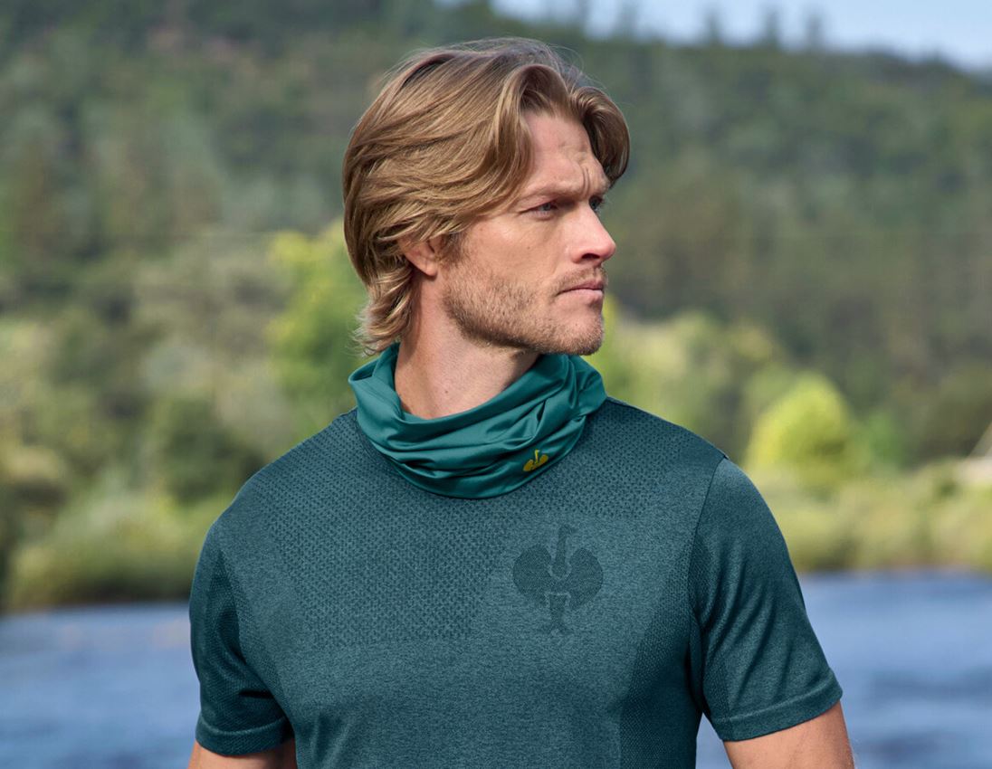 Accessoires: Multifunktionstuch UV e.s.trail + smaragdgrün/chromgelb 1