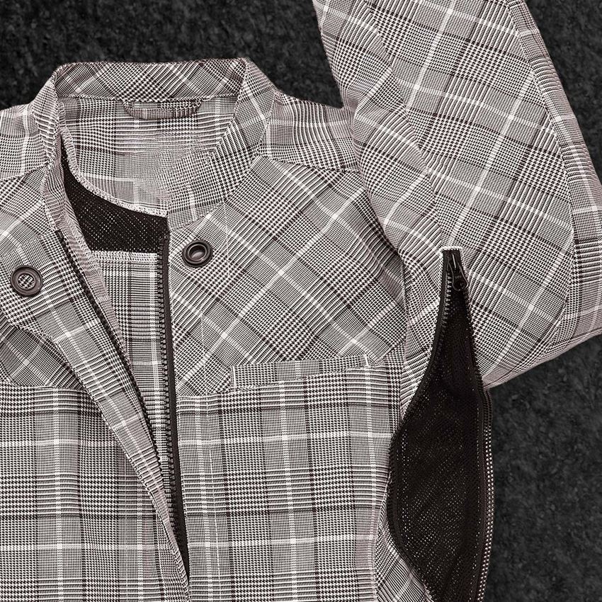 Jacken: Berufsjacke langarm e.s.fusion, Damen + kastanie/weiß 2