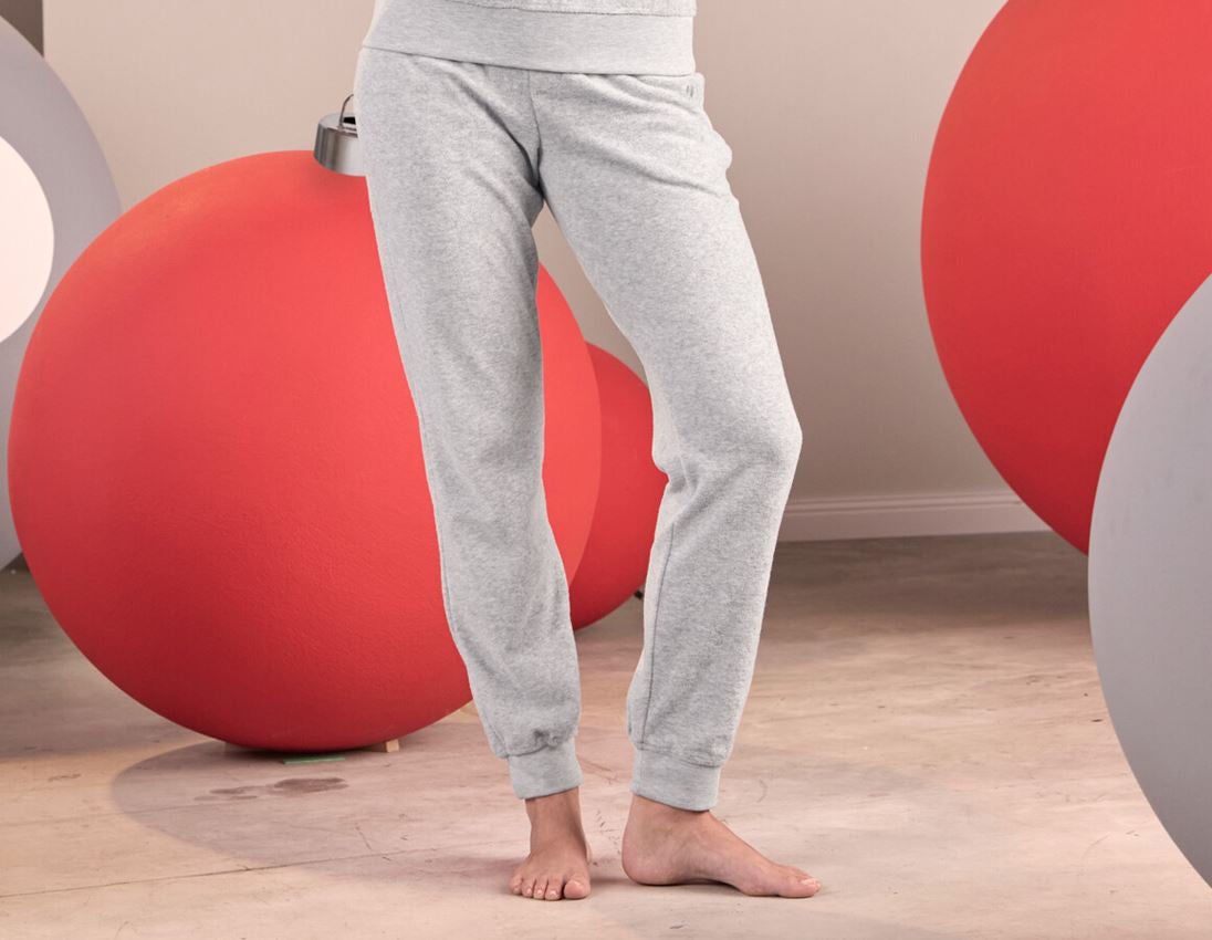 Neuheiten: e.s. Sweathose Terry, Damen + graumeliert