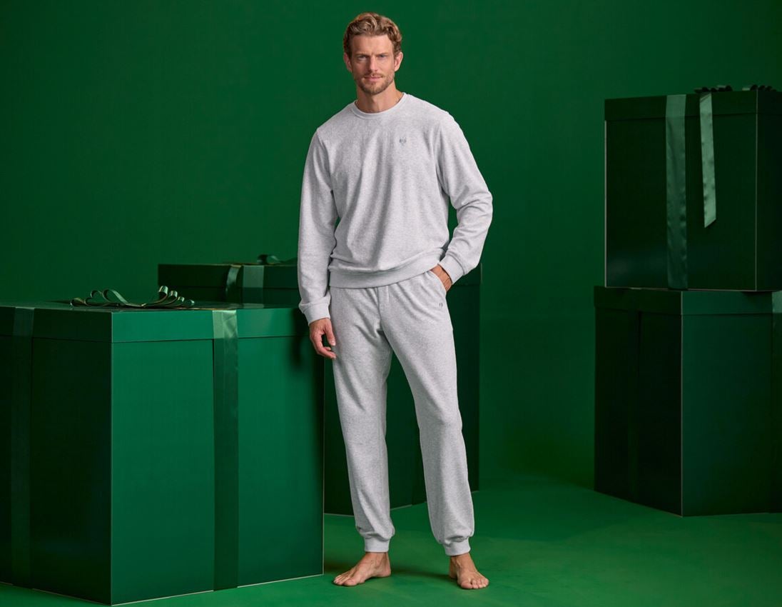Accessoires: e.s. Sweathose Terry + graumeliert 2